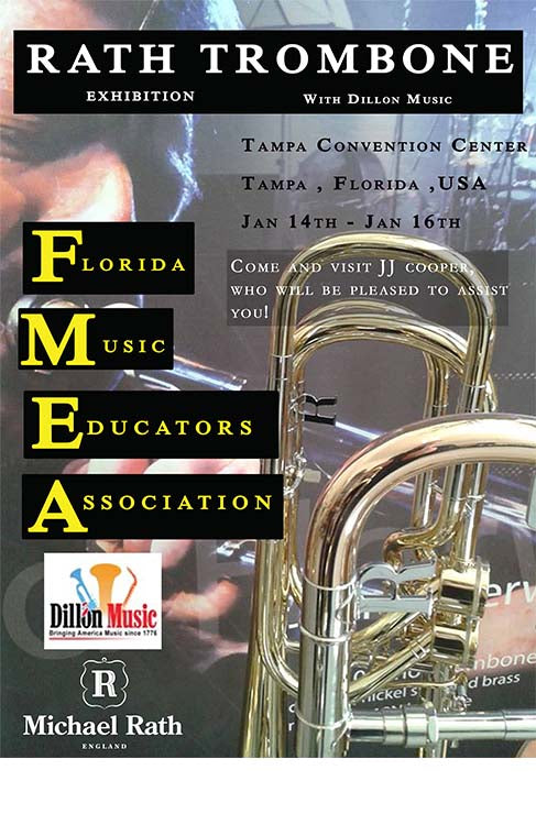 Rath Trombones Exhibit at the Florida Music Educators Association Conference